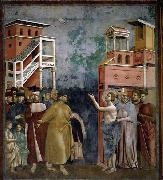 GIOTTO di Bondone Renunciation of Wordly Goods china oil painting reproduction